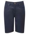 PR572 Premier Ladies Performance Chino Shorts Navy colour image